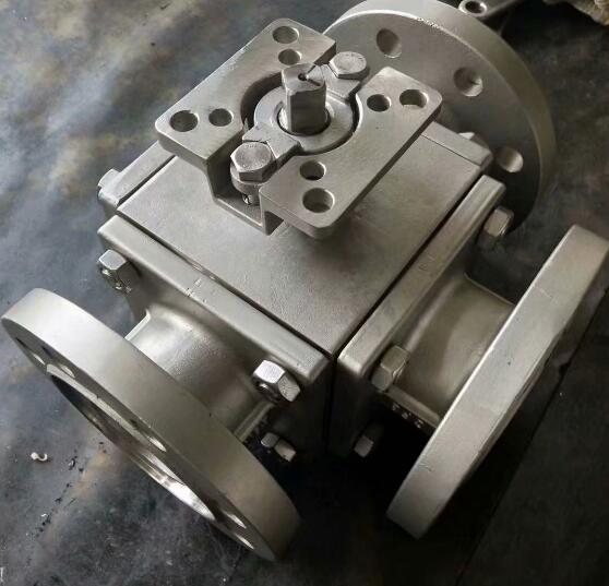 氣動高平臺三通球閥