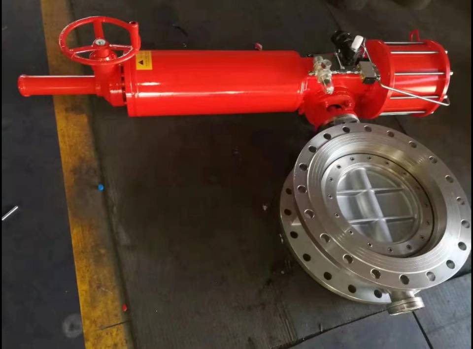 氣動(dòng)雙向壓三偏心蝶閥