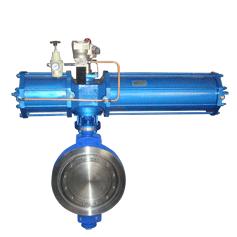 氣動(dòng)對(duì)夾式三偏心蝶閥