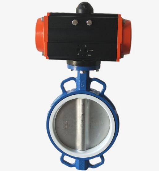 氣動(dòng)對(duì)夾球墨鑄鐵蝶閥