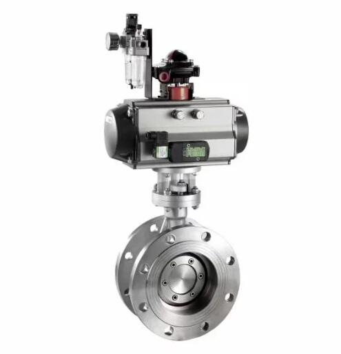 氣動三偏心四氟密封蝶閥